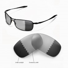 Walleva Transition/Photochromic Polarized Replacement Lenses for Oakley Crosshair 2.0 (2010 version) (OO4044 Series) Sunglasses 